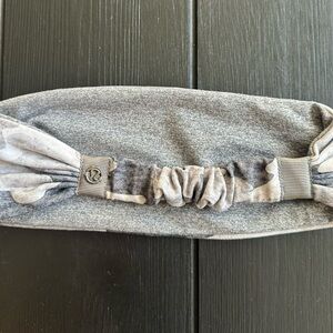 Lululemon Gray / camo reversible  Headband with Logo Accent
